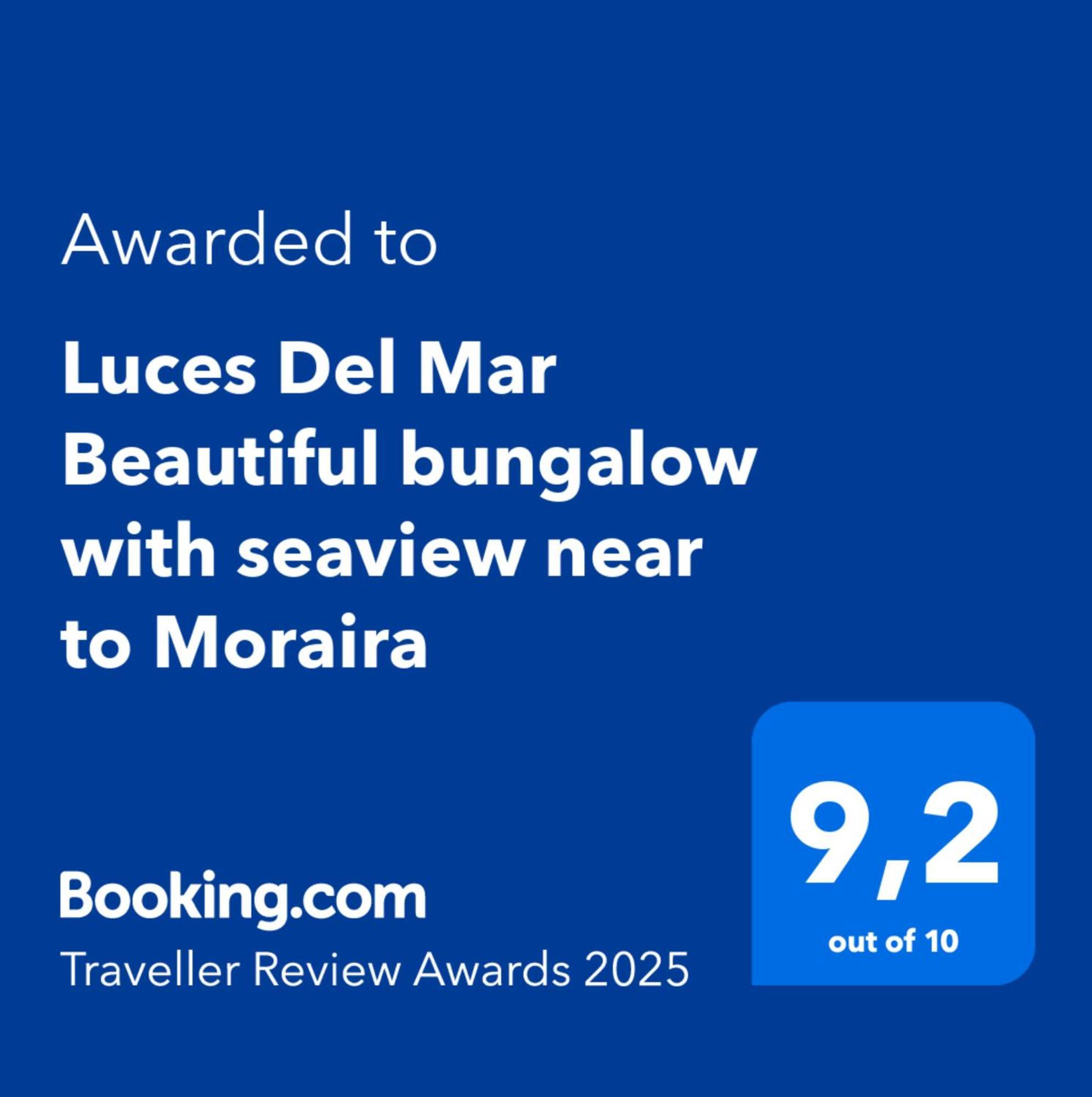 Luces Del Mar Beautiful Bungalow With Seaview Near To Moraira Benitachell Exterior foto